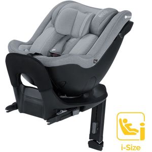 Kinderkraft autostoel i-Guard - i-Size - 360º draaibaar met isoFix - Cool Grey (40-105cm)