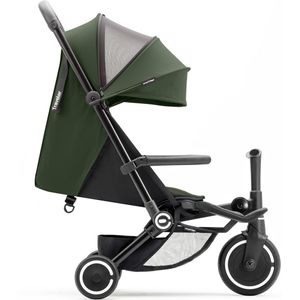 SmarTrike Traveler Buggy - Compacte lichtgewicht kinderwagen & Driewieler in 1 - Olive (geschikt van 6mnd-22kg)