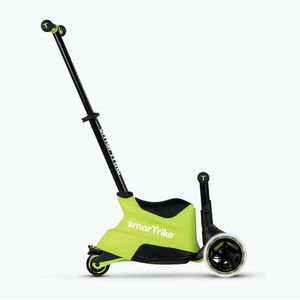 SmarTrike Xtend Ride On - Step - Scooter - Opvouwbare Step met zitje - Kinderstep met 3 LED wielen - Lime (voor kinderen van 1-12 jaar)