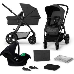 Kinderkraft Moov CT - Kinderwagen - 3in1 reissysteem incl. autostoel - Geschikt van 0-22kg - Zwart