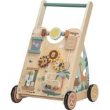 Free2Play by FreeON - Houten Activiteiten Loopwagen - Mijn eerste stapjes - Baby Walker - Looptrainer - Educatief Babyspeelgoed