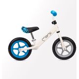 MoMi Fleet Loopfiets - Lichtgewicht Balance Bike - geschikt vanaf 3 jaar - Beige-Blauw