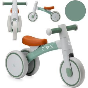 MoMi Tedi Loopfiets - Mini Bike - Balance Bike - geschikt vanaf 1 jaar - Groen