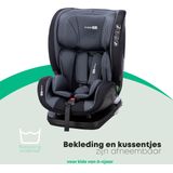 FreeON autostoel Trex I-Size met isoFix Zwart (76 - 142cm)