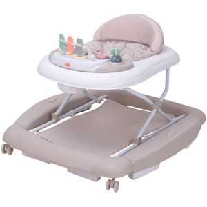 Topmark Jean - loopstoel - Inklapbare Babywalker - Schommelfunctie - Duwfuntie - incl. speelblad - Zand