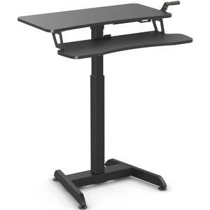 UPdesk High Zwart Slinger Zit Sta Bureau