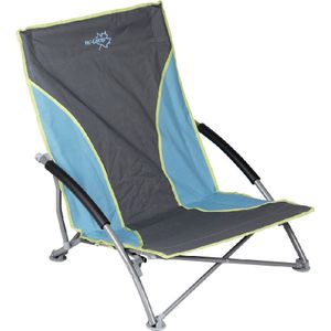 Bo-Camp Beach Chair Compact vouwstoel - Blauw/grijs