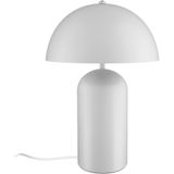 Kleine retro-tafellamp Altea, paddenstoeldesign, 40W - wit