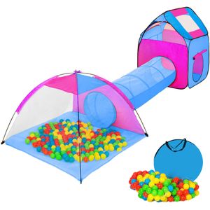 TecTake Iglo kindertent met ballenbak inclusief 200 ballen - Speeltent