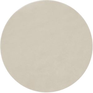 Kortpolig vloerkleed Soft Zone - beige, Ã˜ 120 cm