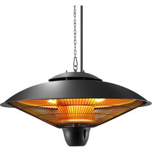 Solaris infraroodstraler Orbit 2500W, aluminium behuizing - zwart