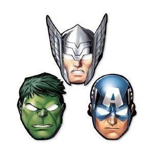 Maskers the Avengers 8 stuks