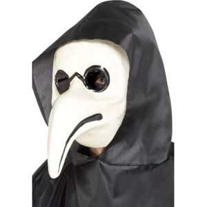 Masker Authentic Plague Doctor Wit