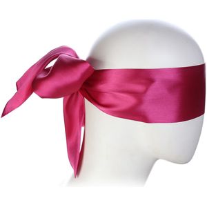 Roze Blindfold Satin Look