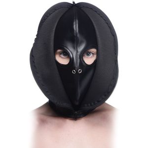 BDSM Bondage Hood Front Zipper