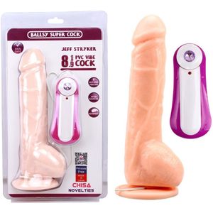 Dildo/Vibrator Jeff 22.8 x 4.5cm