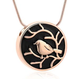 Ashanger Musje Rosekleurig, met Slangencollier