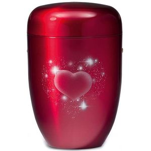 Design Urn Flonkerend Hart (4 liter)