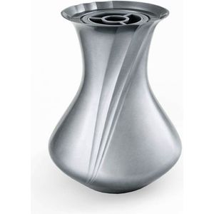 Serena Design - Grafvaas - Matzilver - Duurzaam Met Beschermende Coating