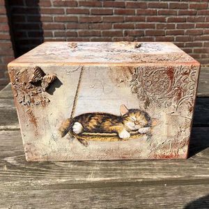Design Dieren Urn Slapende Katten (3.5 liter)