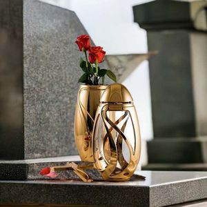 Verbena - Grafset - Brons - Inclusief Lantaarn en Vaas