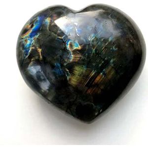 Labradoriet - Hart Dieren Urn - Hoogwaardig Gepolijst - 0.01 Liter