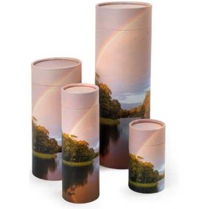 Kleine Bio Eco Urn of Strooikoker As Regenboog (0.7 liter)