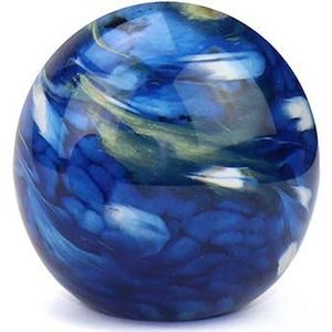 Mini Bal Dieren Urn Elan Bulb Marble Blue (0.1 liter)