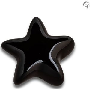 Mini Ster Urn Asteri Glanszwart (0.05 liter)