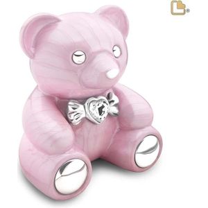 LoveUrns Kinder Urn Roze Teddybeer (1.15 liter)