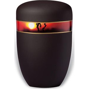 Design Urn met Decoratieband Avondrood (4 liter)