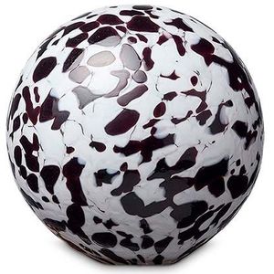 Kleine Kristalglas Bol Urn Black and White (0.5 liter)