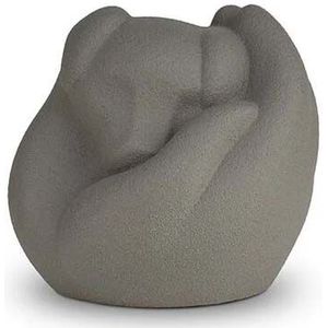 Honden Urn of Asbeeld, Kop in Hand Grijs (0.8 liter)