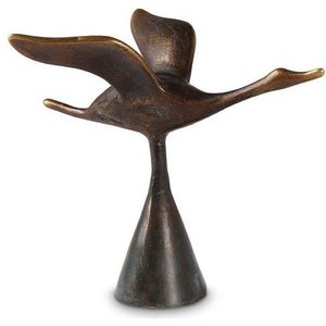 Bronzen Mini Dierenurn Vogelvlucht (0.015 liter)