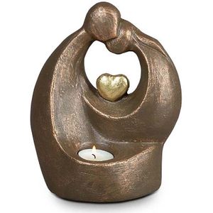 Grote Keramische Art Urn Verlichte Troost met Hart (3 liter)