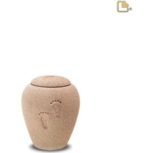LoveUrns - PlanetLove - Biologisch Afbreekbare Vaas Urn - Zandkleurig - 0.8 Liter