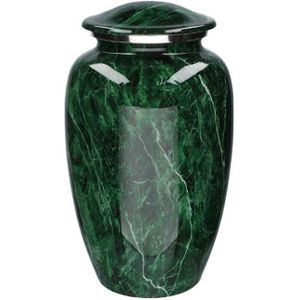 Grote Elegance Dieren Urn Green Marble (3.5 liter)