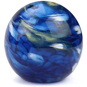 Medium Glazen Bal Dierenurn Elan Marble Blue (1.5 liter)