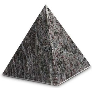 Granieten Mini Dierenurn Piramide - Himalaya Blue (0.1 liter)