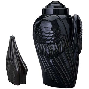 Art Urnen Voordeelset Wings Inktzwart (3.1 en 0.22 liter)