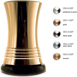 Granieten Vaas - Matzilver - Messing Body - Luxe Afwerking