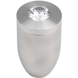 Micro Urntje, Massief RVS, Zirkonia Deksel (0.01 liter)