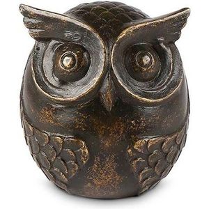 Bronzen Asbeeld - Uil - 0.125 Liter - Voor Binnen en Buitengebruik