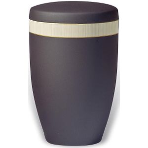 Design Urn met Berken houtnerf sierband (4 liter)