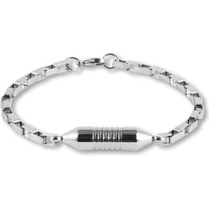 RVS Aurora Schakelarmband met As-Capsule