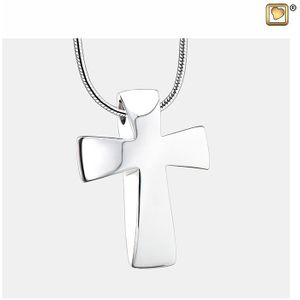 Zilveren Ashanger Cross, inclusief Design Slangencollier