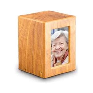 Mini MDF Photobox Urn Grenen (0.3 liter)