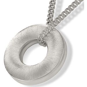 Zilveren Ronde Ring Ashanger inclusief Collier