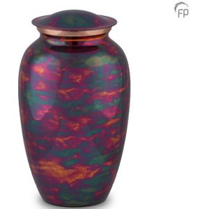 Grote Messing Dieren Urn Raku Kopermat Look (3.2 liter)