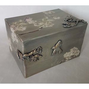 Design Dieren Urn Vogels en Bloesem (3.5 liter)